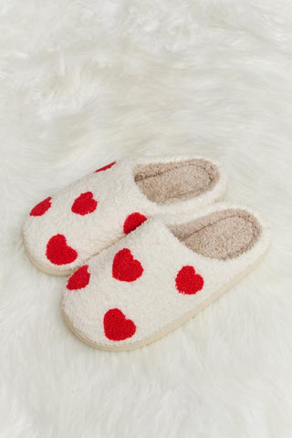 Melody Printed Plush Slide Slippers - Closet of Ren