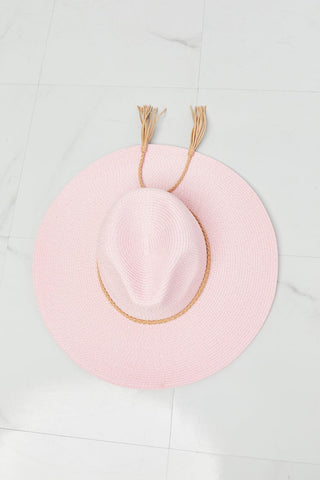 Route To Paradise Straw Hat in Pink | Fame Accessories - Closet of Ren