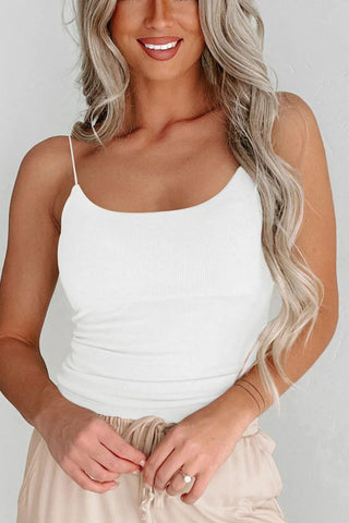 Ribbed Scoop Neck Cami - Closet of Ren