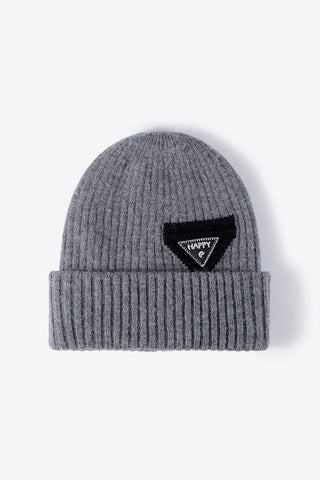 HAPPY Contrast Beanie - Closet of Ren