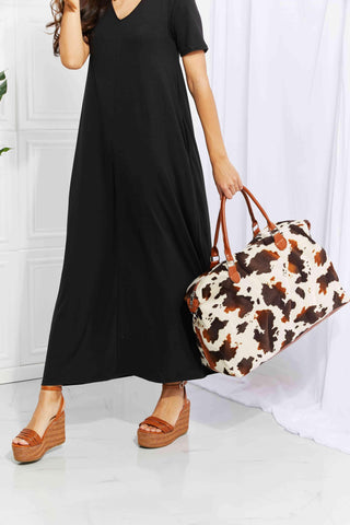 Animal Print Plush Weekender Bag - Closet of Ren