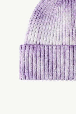 Tie-Dye Ribbed Cuffed Beanie - Closet of Ren