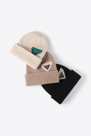 HAPPY Contrast Beanie - Closet of Ren