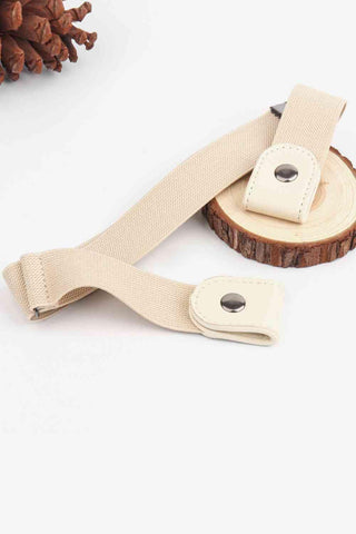 PU Elastic Snap Closure Belt - Closet of Ren