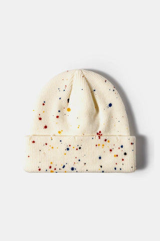 Confetti Rib-Knit Cuff Beanie - Closet of Ren