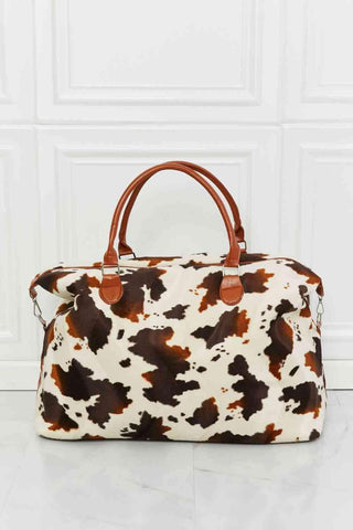 Animal Print Plush Weekender Bag - Closet of Ren