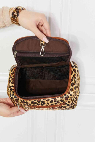 Printed Makeup Bag with Strap - Closet of Ren